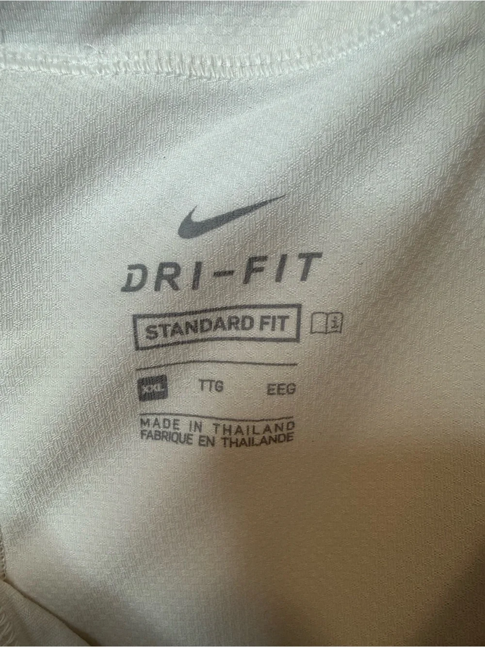 Nike Dri-Fit White Tennis Golf Skort Standard Fit Size XXL Pockets Athletic